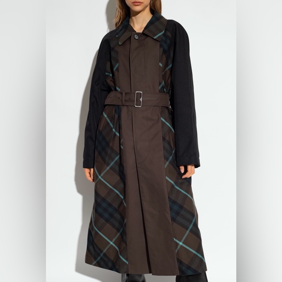 Burberry Jackets & Blazers - Burberry Bradford Belted-Waist Reversible Trench Coat